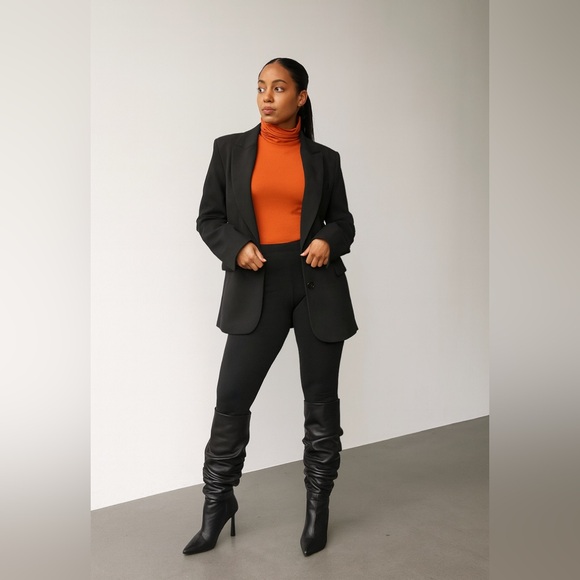 Brand New Luna Michael Kors Black Leather Women's Boots 10M - Picture 3 of 15